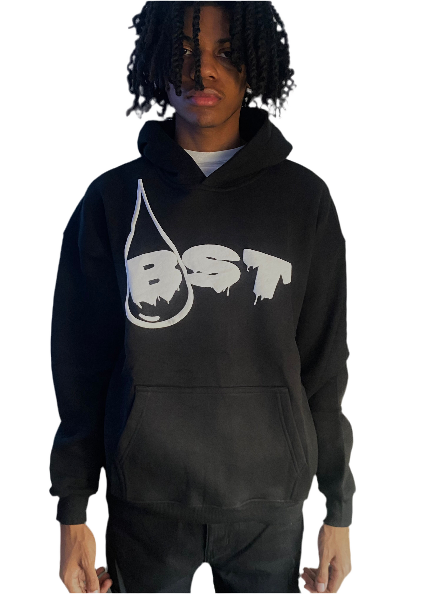 “BST” Black Hoodie