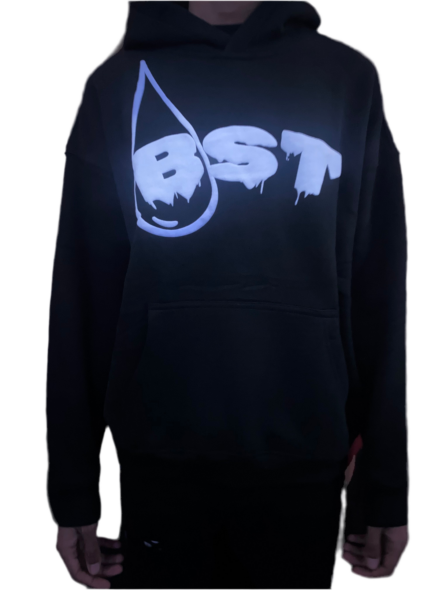 “BST” Black Hoodie
