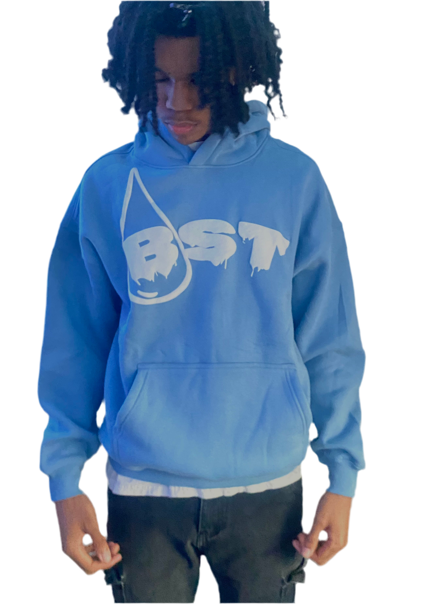 “BST” Sky Blue Hoodie